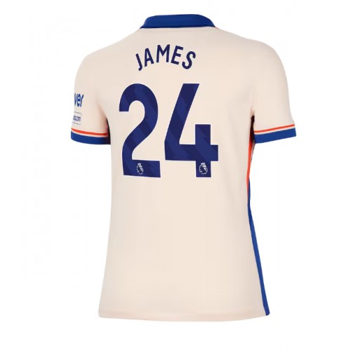 Fotballdrakt Dame Chelsea Reece James #24 Bortedrakt 2024-25 Kortermet